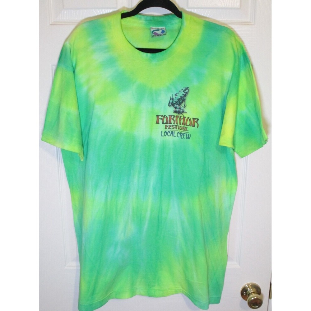Furthur Festival LOCAL CREW Vintage 1996 Tie Dye Tee XL DEADHEADS